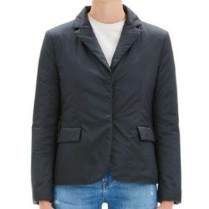 Theory blazer puffer dark navy blue fall jacket NWOT